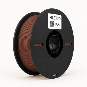 Kahverengi Filetto PLA+ 3D Filament – 1.75mm – 1KG – AMS Uyumlu