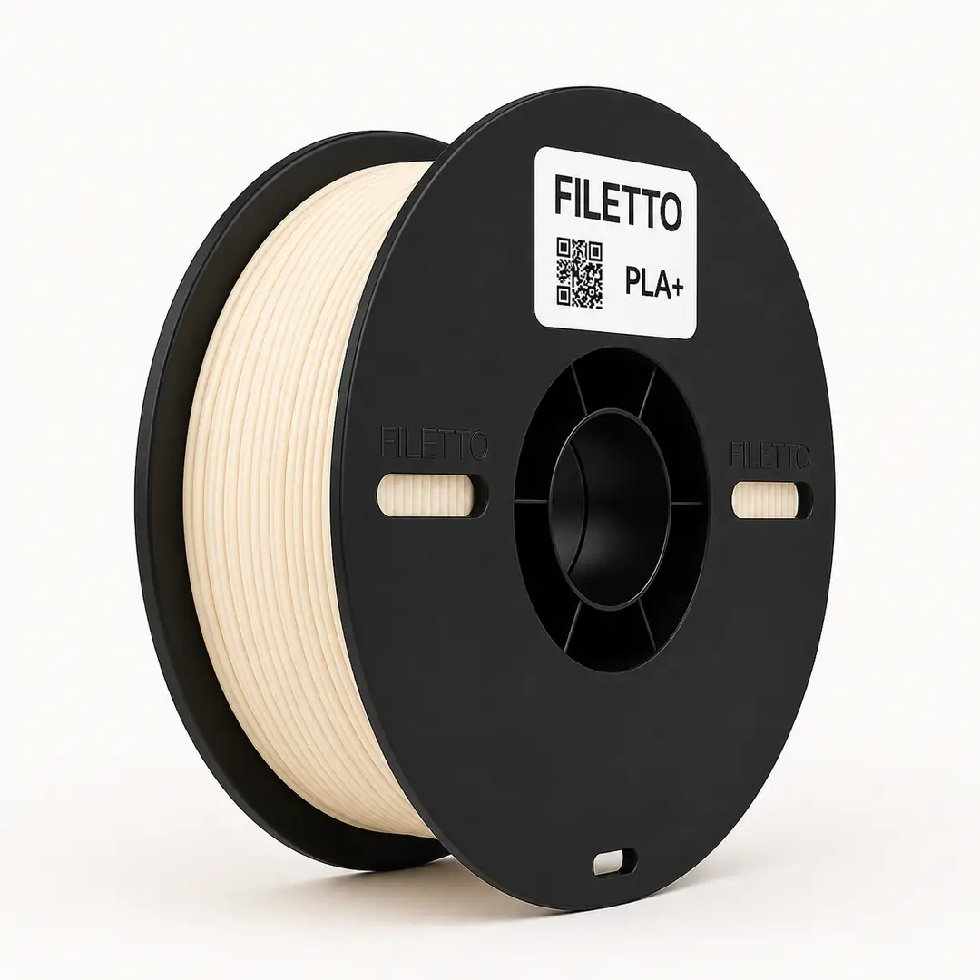 Kemik Beyazı Filetto PLA+ 3D Filament – 1.75mm – 1KG – AMS Uyumlu