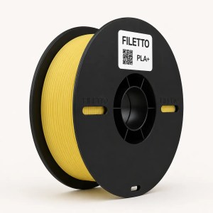 Mattle Sarı Filetto Matte PLA+ 3D Filament – 1.75mm – 1KG – AMS Uyumlu