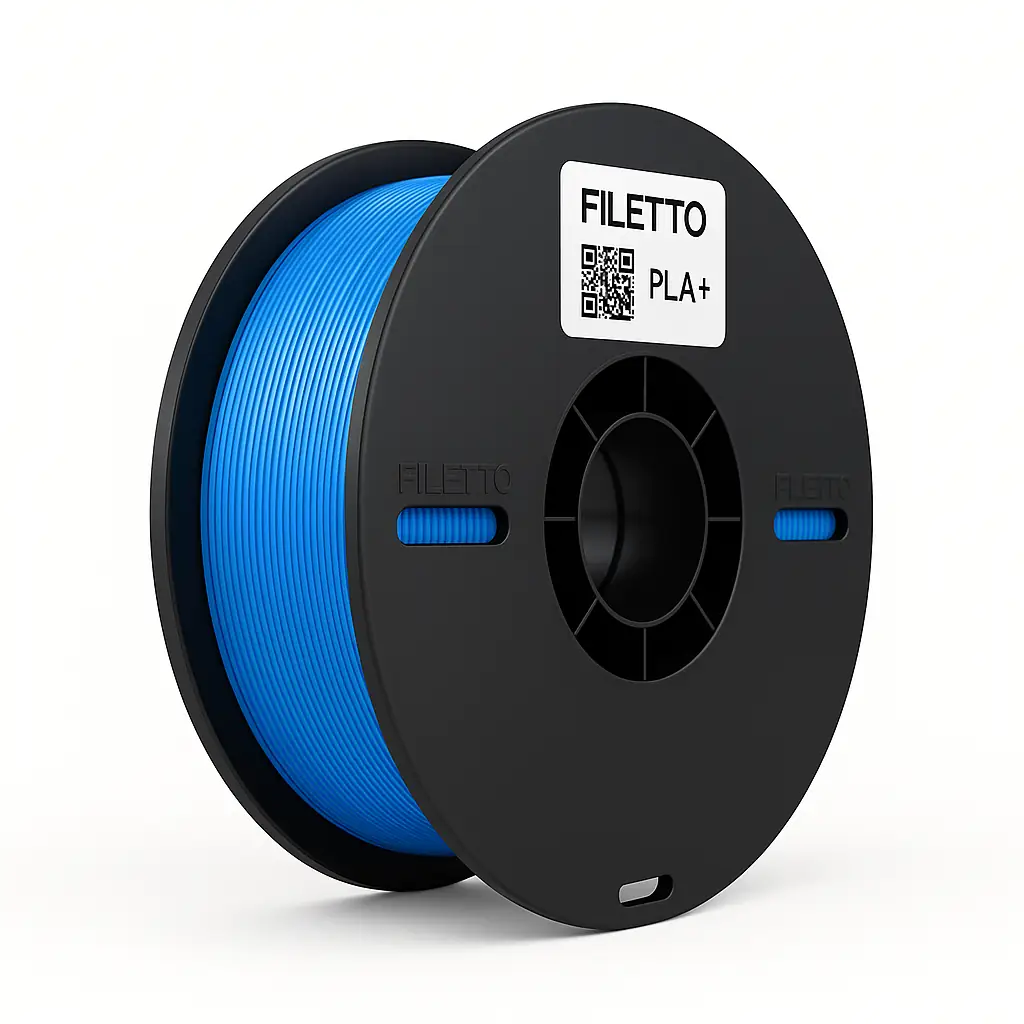 Mavi Filetto PLA+ 3D Filament – 1.75mm – 1KG – AMS Uyumlu