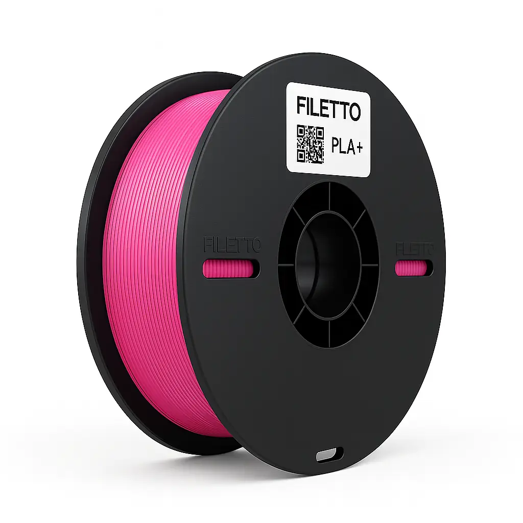 Pembe Filetto PLA+ 3D Filament – 1.75mm – 1KG – AMS Uyumlu
